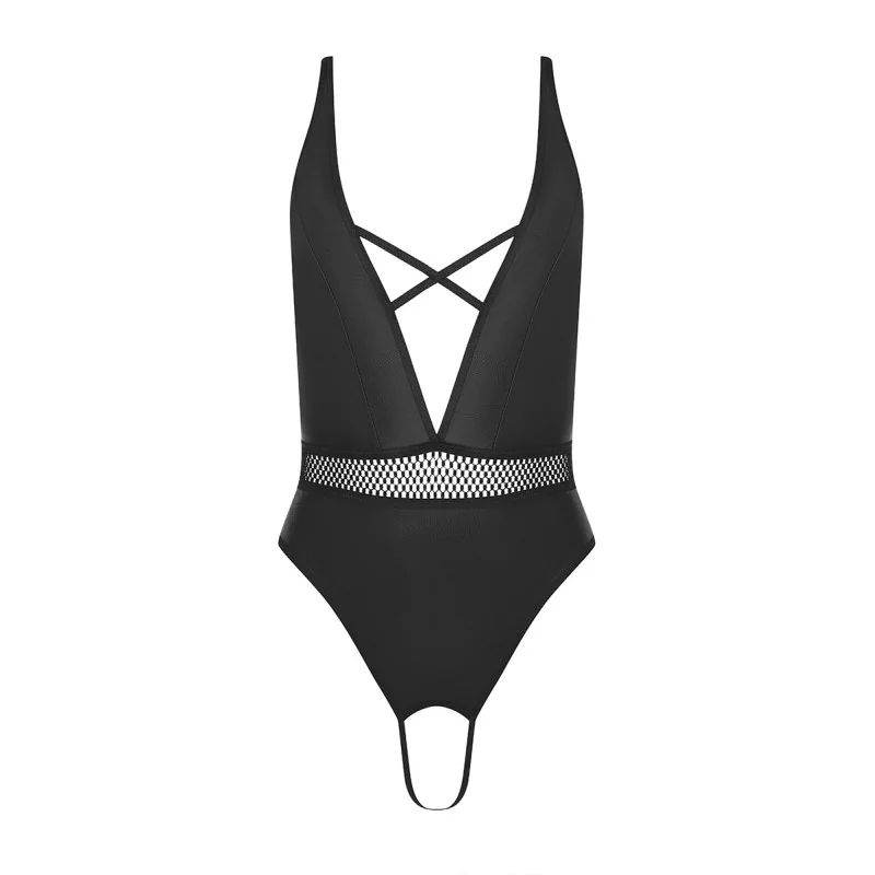 Body noir Kristeen - Passion Passion lingerie
