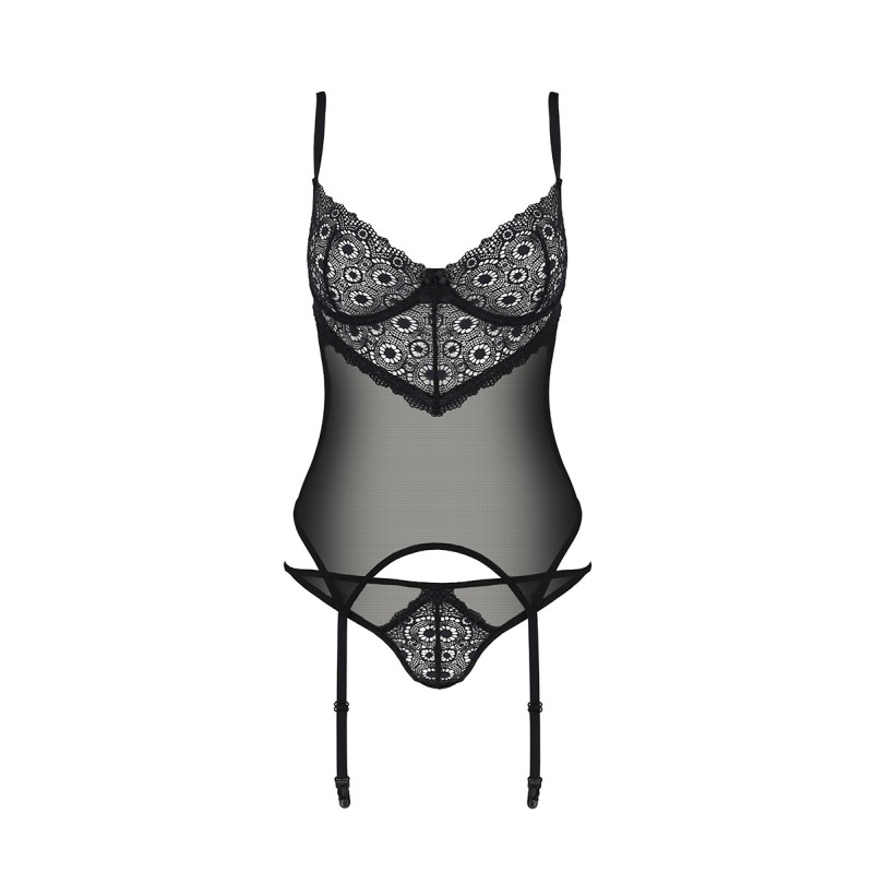 Guêpière Zinnia Passion ECO – Dentelle & Tulle Recyclés