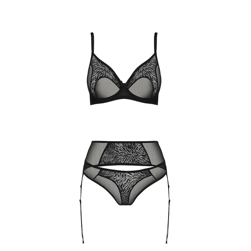 Ensemble à jarretelles Selaginella - Passion ECO Collection Passion lingerie