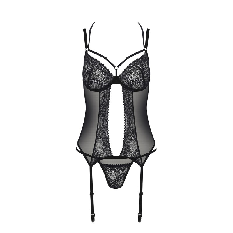 Guêpière Drosera Passion ECO — Dentelle & Tulle Recyclés