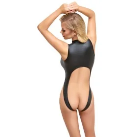 Body noir ouvert entrejambe Cottelli Lingerie | Fauxseins.fr