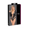 Body ouvert noir mat manches longues - Cottelli Lingerie