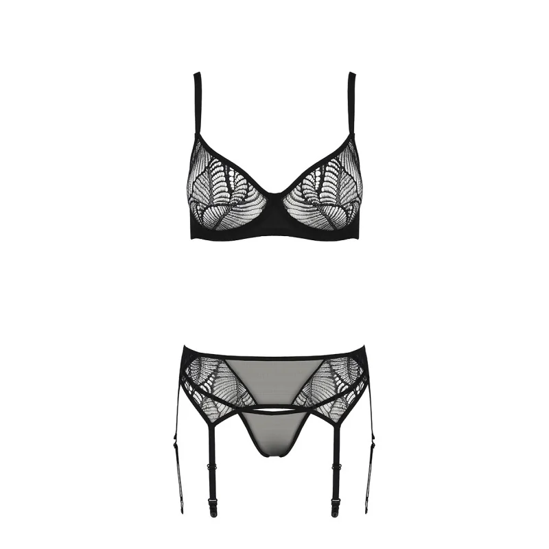 Ensemble à jarretelles Leafa - Passion ECO Collection Passion lingerie