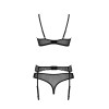 Ensemble Jarretelles Zinnia Passion ECO - Lingerie Dentelle Recyclée