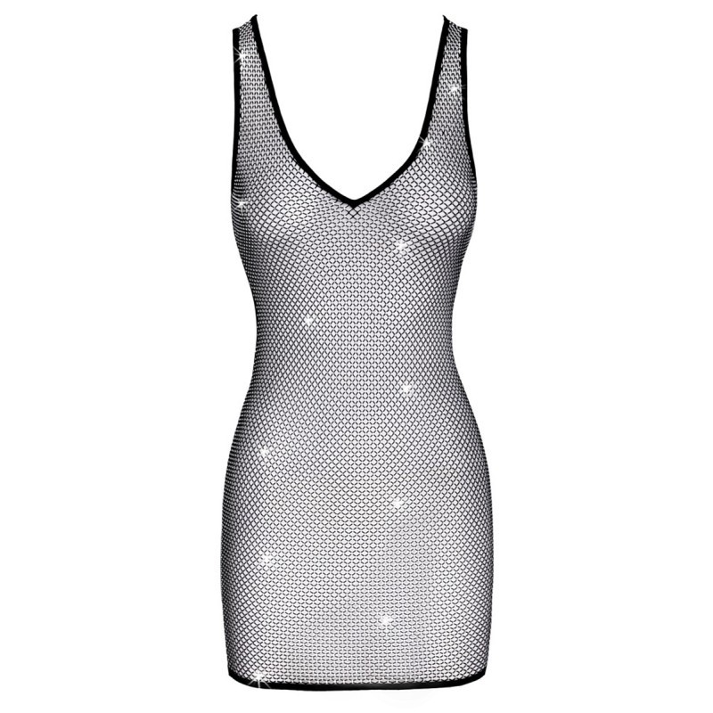 Mini robe maille strass Cottelli PARTY | Fauxseins.fr