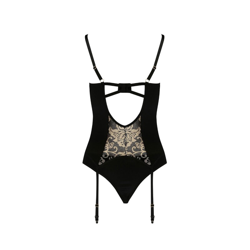 Guêpière Victoria Casmir - Ensemble Baroque Noir & Or