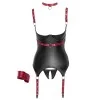 Ensemble ouvert avec collier et menottes - Cotelli BONDAGE Cotelli Bondage