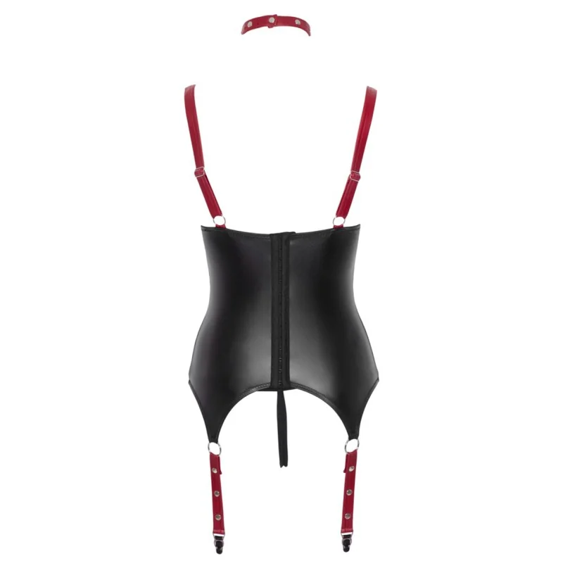 Ensemble ouvert avec collier et menottes - Cotelli BONDAGE Cotelli Bondage