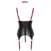 Ensemble Bondage Ouvert Guêpière Seins Nus Cottelli | Fauxseins.fr