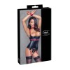 Ensemble Bondage Ouvert Guêpière Seins Nus Cottelli | Fauxseins.fr