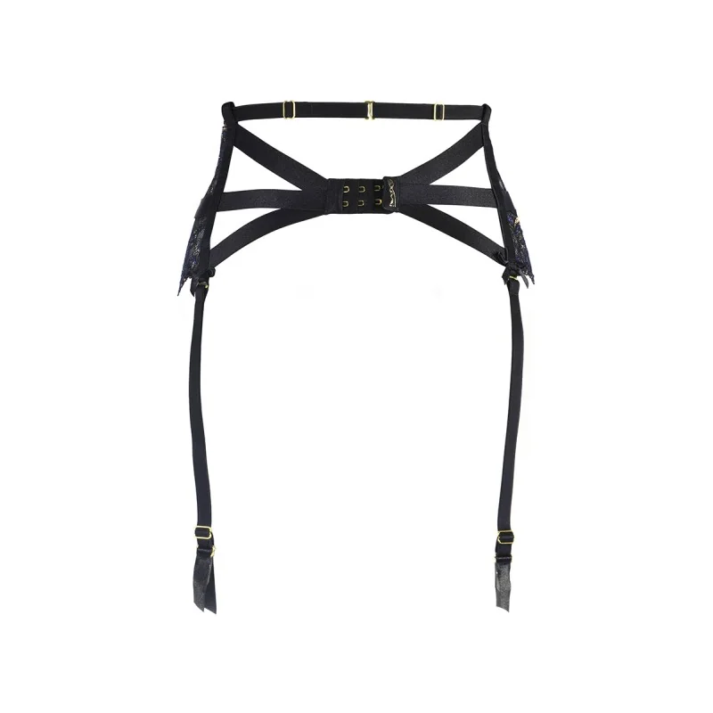 Porte-jarretelles dentelle Noir V-10362 - Axami Axami