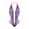 Body string ouvert Renee violet - Christine Christine by christine Le Duc