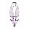 Body string ouvert Renee violet - Christine Christine by christine Le Duc