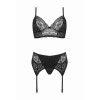 Ensemble Lingerie Léopard 3 Pièces Sanne - Christine Le Duc