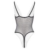 Body Dewi Christine Leduc - String Noir Dentelle & Féminité