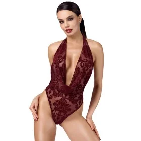 Body tulle floqué Kink Royal Noir Handmade | Fauxseins.fr