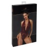 Body tulle floqué Kink Royal Noir Handmade | Fauxseins.fr
