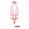 Ensemble body ouvert Renee rouge - Christine Christine by christine Le Duc