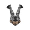 Body Tulle Dentelle Noir V-9900 Axami | Fauxseins.fr
