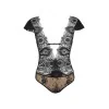 Body tulle et dentelle noir V-9900 - Axami Axami