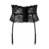 Ceinture Porte-Jarretelles Dentelle Noire – Cottelli Lingerie