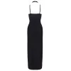 Robe longue à décolleté plongeant noire argentée - Cottelli PARTY Cotelli Lingerie