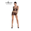 Robe Nue Résille Noire BS090 – Bodystocking Papillon