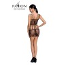 Robe Nue Résille Noire BS090 – Bodystocking Papillon
