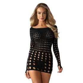 Rocker Robe Noire Obsessive - Robe Courte Rock & Féminine