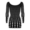 Rocker Robe Noire Obsessive - Robe Courte Rock & Féminine