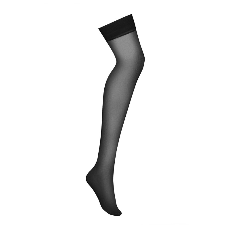 S800 Bas Jarretière Noir – Élégance & Féminisation
