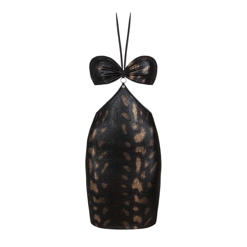 Vivianty Robe Noire Obsessive – Robe Courte Féminisante