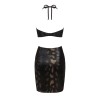 Vivianty Robe Noire Obsessive – Robe Courte Féminisante