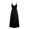 Robe Agatya Noire Obsessive - Élégance & Sensualité
