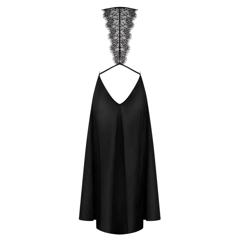 Robe Agatya Noire Obsessive - Élégance & Sensualité