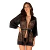 Allunes Peignoir - Noir Obsessive