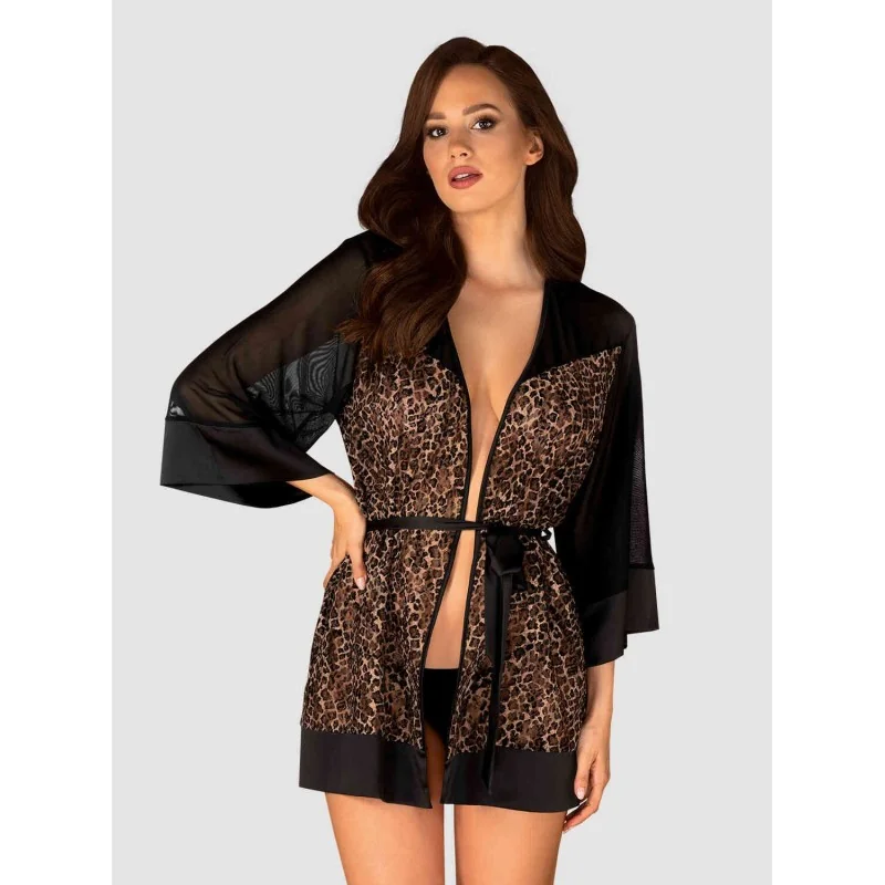 Allunes Peignoir - Noir Obsessive