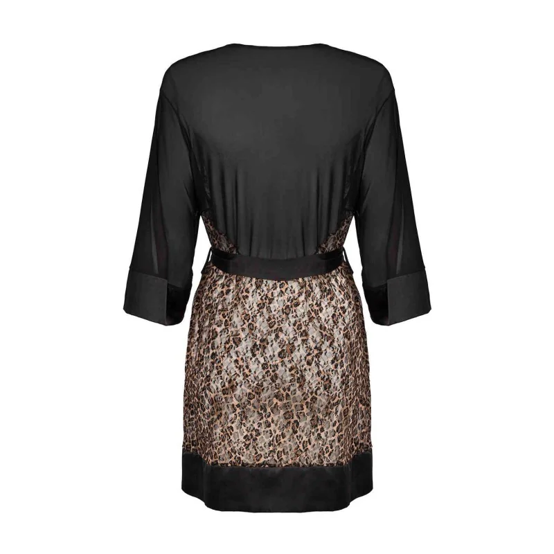 Allunes Peignoir - Noir Obsessive