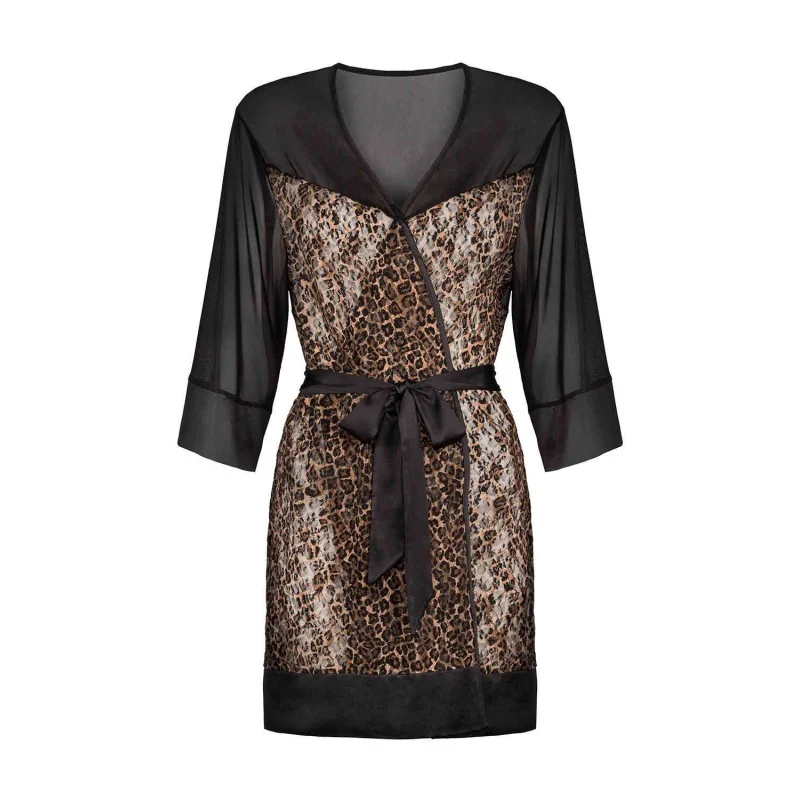 Allunes Peignoir - Noir Obsessive