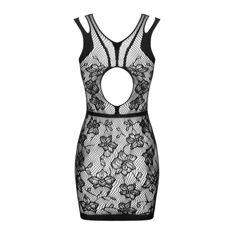 D239 Robe Courte Florale & Géométrique | Fauxseins.fr