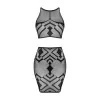 K101 top et jupe - Noire Obsessive