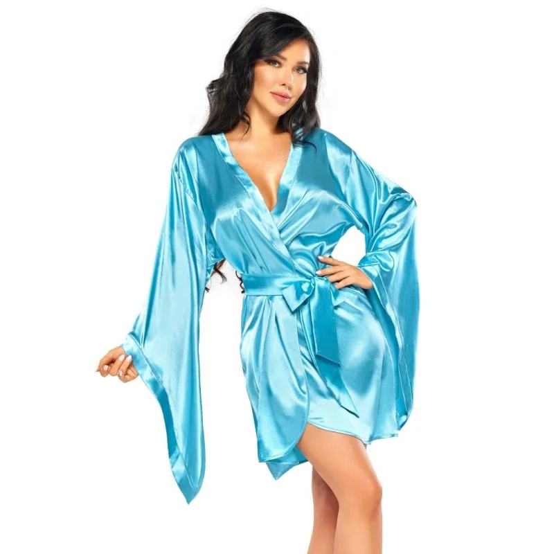 Samira Peignoir - Turquoise Beauty Night