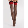 Bas Scarlett 20 DEN Noir - Couture & Jarretière | Fauxseins.fr