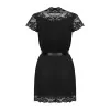 810-PEI-1 Peignoir - Noir Obsessive