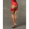 Bas Lovica Rouge – Dentelle & Teinte Chair | Fauxseins.fr
