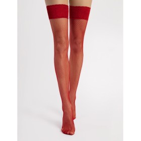 Liza Bas Autofixants 40 DEN Rouge | Fauxseins.fr