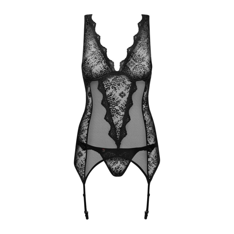 Emperita Guêpière Noir – Silhouette Féminine & Élégante