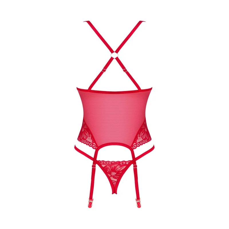 Lacelove Corset - rouge Obsessive