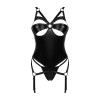 Guêpière Armares & String Noir | Lingerie Féminisation