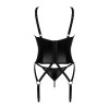 Guêpière Armares & String Noir | Lingerie Féminisation